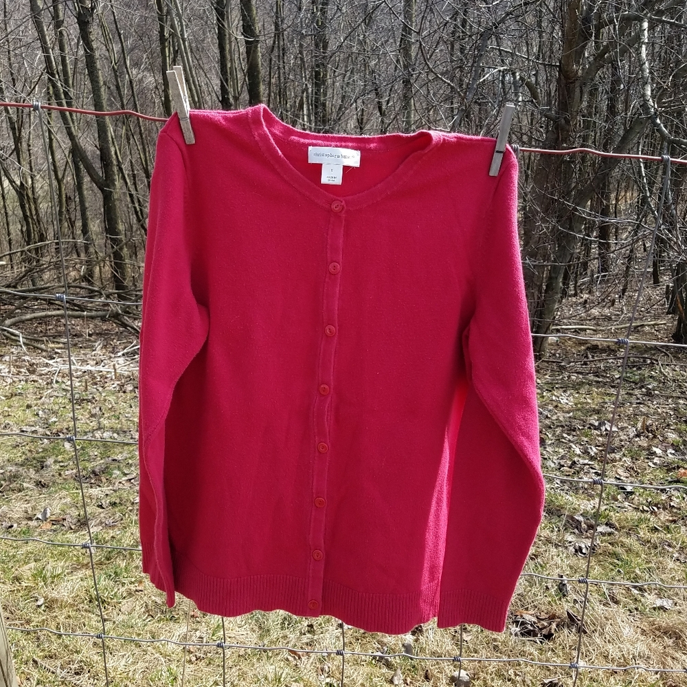 4/$15! Christopher Banks Button-up Sweater!
